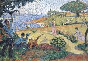 Paul Signac sketch for France oil painting artist